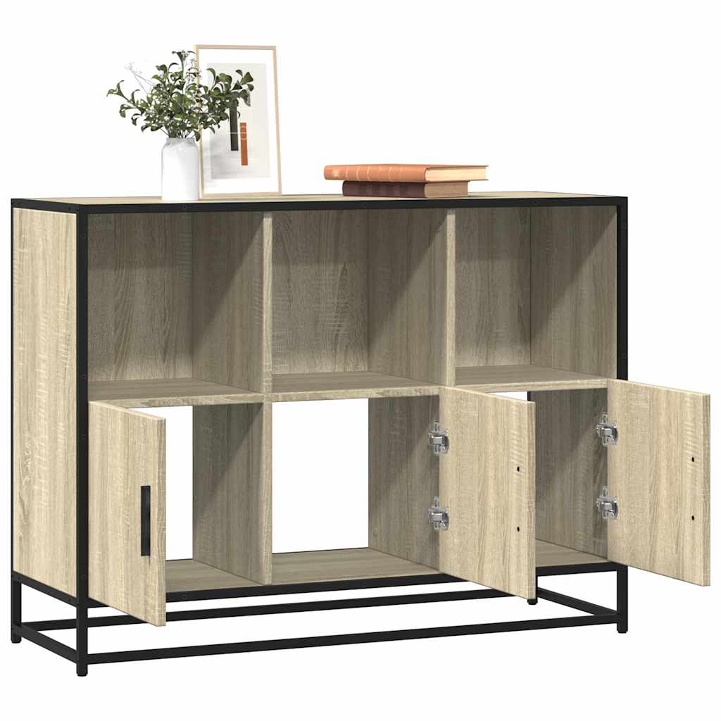Sideboard Sonoma-Eiche 100x35x76 cm Holzwerkstoff